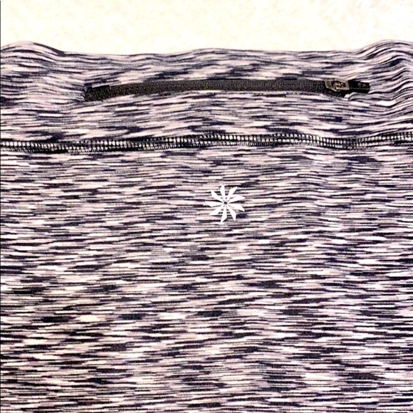 Athleta Gusset Skort color, marled, black and white SZ M - Picture 4 of 7